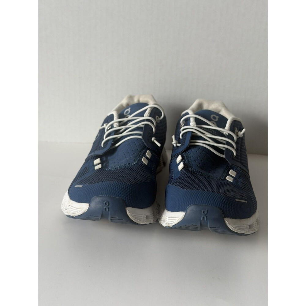 On Cloud 5 Shoes Womens Sz 8 Navy Blue Running Athletic Sneakers Lightweight EUC - Picture 3 of 10